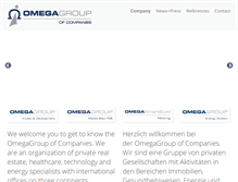 Tablet Screenshot of omega-smartbuild.com